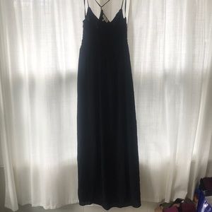 Monteau • Halter Crochet Maxi Dress